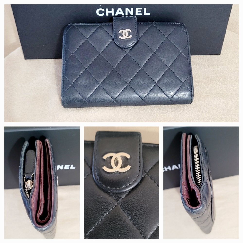 Chanel Black Quilted Wallet - Picture 6 of 8